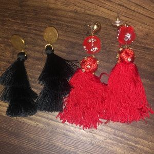 J crew tassel earrings